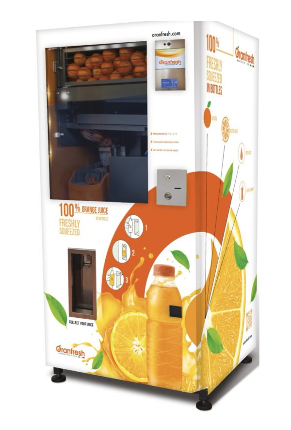 DISTRIBUTEUR ORANGE BOUTEILLE