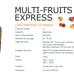 MULTI-FRUITS EXPRESS