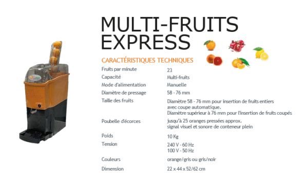 MULTI-FRUITS EXPRESS