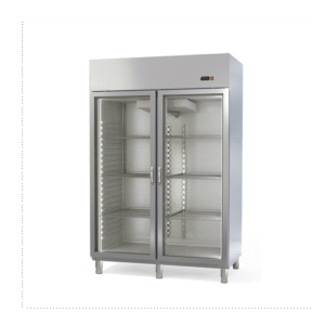 MEUBLE A EN-CAS -ACERO- P.CRISTAL DOUBLE - ASA2C-140-P