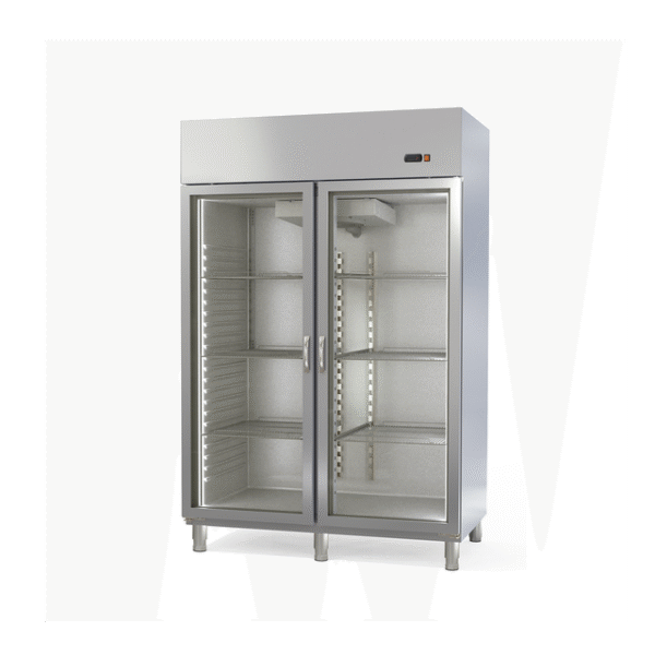 MEUBLE A EN-CAS -ACERO- P.CRISTAL DOUBLE - ASA2C-140-P