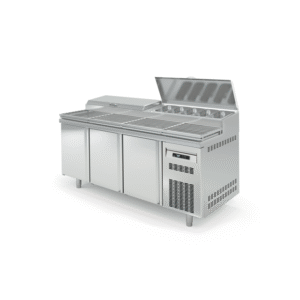 TABLES FROIDES PIZZAS ACIER - MP-200-8